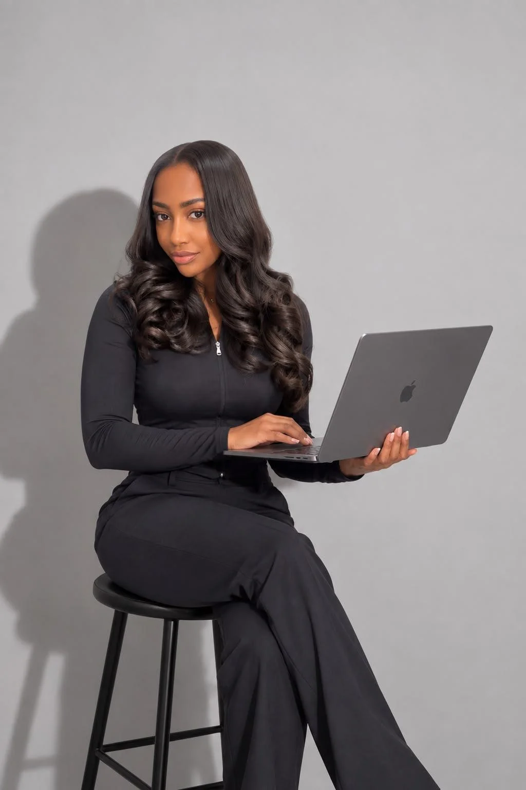 Portrait of Angela, founder of Bare and Neutral